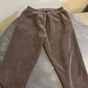 Women’s White Fox Boutique Brown Corduroy Pants Size L.